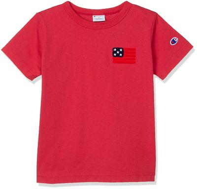 Campus CS6466 Jungen Rot Japan 100 zu japanischer Größe [Champion] T-Shirt (entspricht 100)