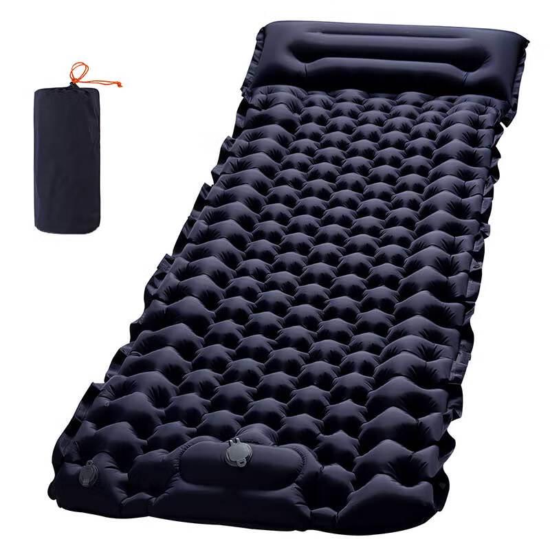 Outdoor Camping Single Self-Inflating Sleeping Pad with Foot Pump