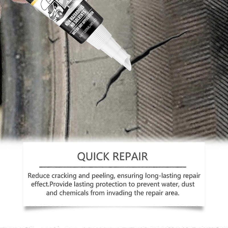 Premium Tire Repair Sealant - Easy-to-Use, Wear-Resistant Epoxy for Automotive Gaps, Temperature Resistant, Flexible & Fast-Drying 120ml