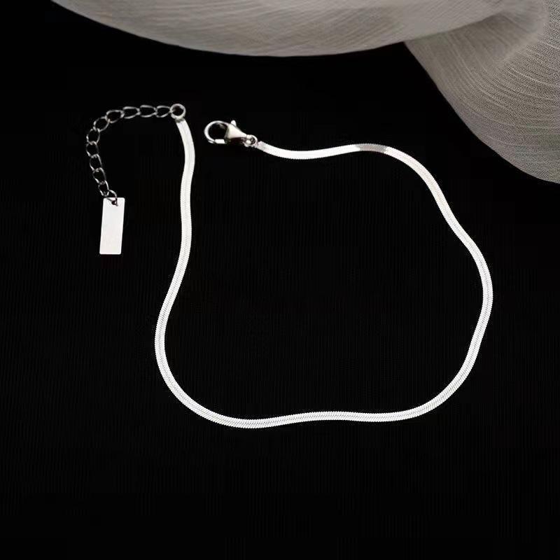 Fashion Simple Snake Chain Anklet Bracelet For Women Barefoot Sandals Foot Jewelry Summer Beach Anklet