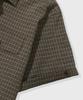 KIIMUIR [Crop] Rolled-Up Check Crop Short Sleeve Shirt_Brown [Select Sleeveless]