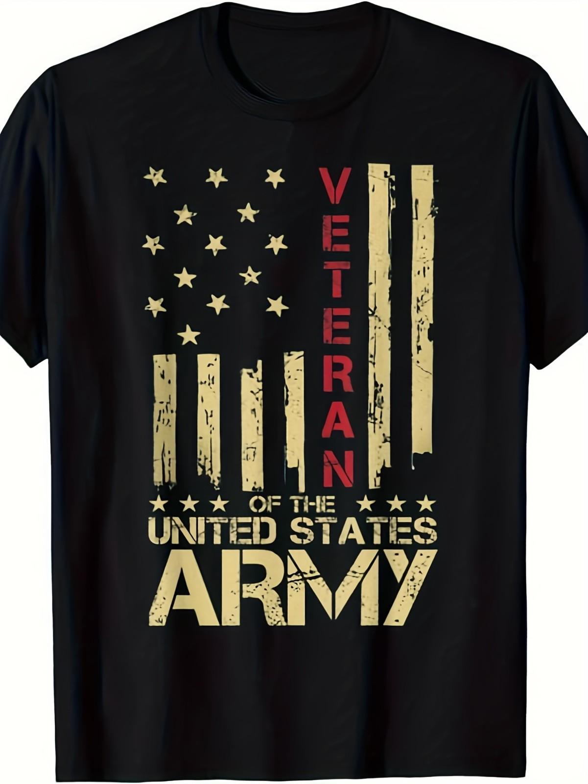 Patriotic U S Army Red Line American Flag Vintage T-Shirtmerry Christmas Overs S разноцветный