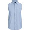 Polo Senza Maniche a Coste Singole Polo Donna top Azzurro Chiaro 211968896-002