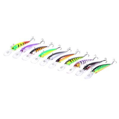 12cm 10g Minnow Bandits Fishing Wobbler Lure Artificial Hard Bait Trolling Bait Pike Carp Bass Lures