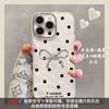 Cat mirror bracelet is suitable for Apple 16promax mobile phone case, advanced sense, light luxury three-dimensional girls