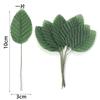 40pcs Colorful Artificial leaves Fake Silk Plant For DIY Wedding Birthday Party Home Bouquet Wreath Crafts Scrapbooking Decor