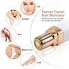 Tondeuse électrique pour le visage, trimmer portable pour les lèvres, rechargeable via USB 400mAh