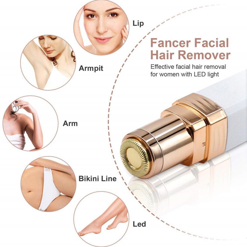 Tondeuse électrique pour le visage, trimmer portable pour les lèvres, rechargeable via USB 400mAh