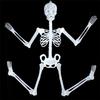 Glowing Skeleton Halloween Decor 32cm Scary Haunted House Props for Party Decoration Spooky Prank Supplies