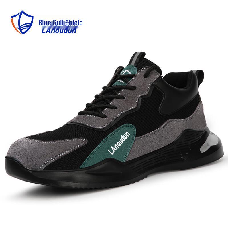 LanOuDun Men s Steel Toe Safety Work Shoes DL2095 40