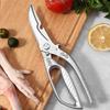 WXCOO Kitchen Scissors Non Slip Grip Stainless Steel Shears Multi Purpose Use for Poultry Meat Bones Scissors BBQ5