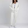 Fashionable Women's Autumn/Winter Casual Comfortable Sweatshirt Jacket Set