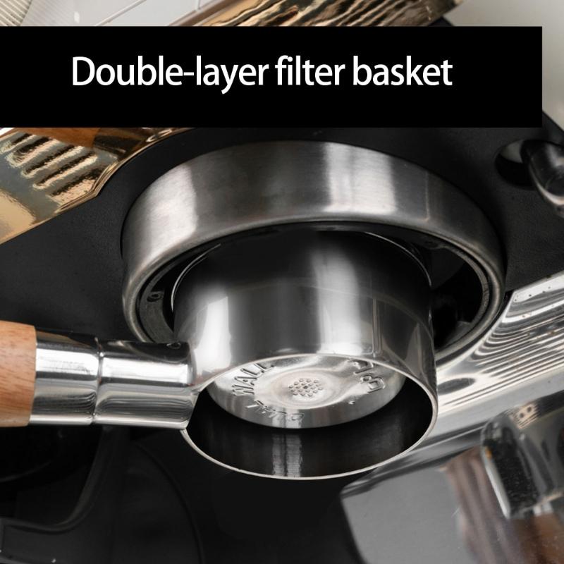 Durables 54mm Single Wall Coffee Filters Basket For Professional Machines Stainles Steels Construction