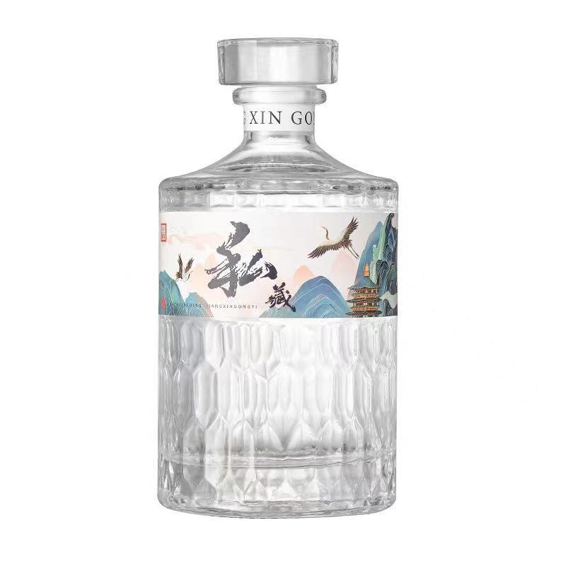 High-Grade Custom Baijiu Glass Bottle with Logo – Durable Packaging for Wine Bottles