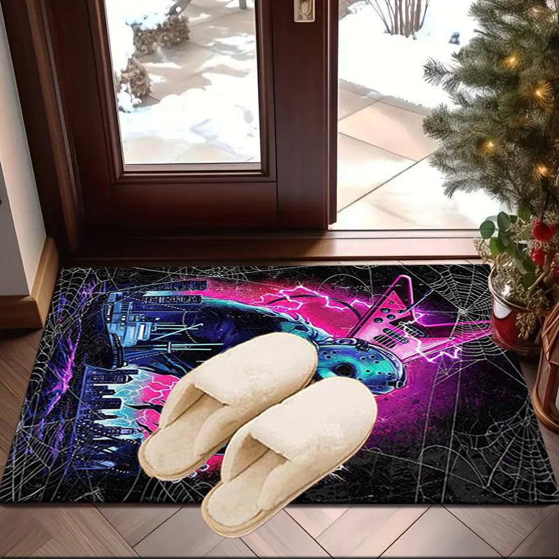 Horror Movie Characters Collage Carpet, Chair Rug,Rug for Office Bedroom living rooms, Doormat decor Fan Gift Christmas Gift