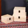 Reusable Pine Storage Box For Wedding Celebration Bridesmaid Gifts And Small Item Organization Jewelry Organiser