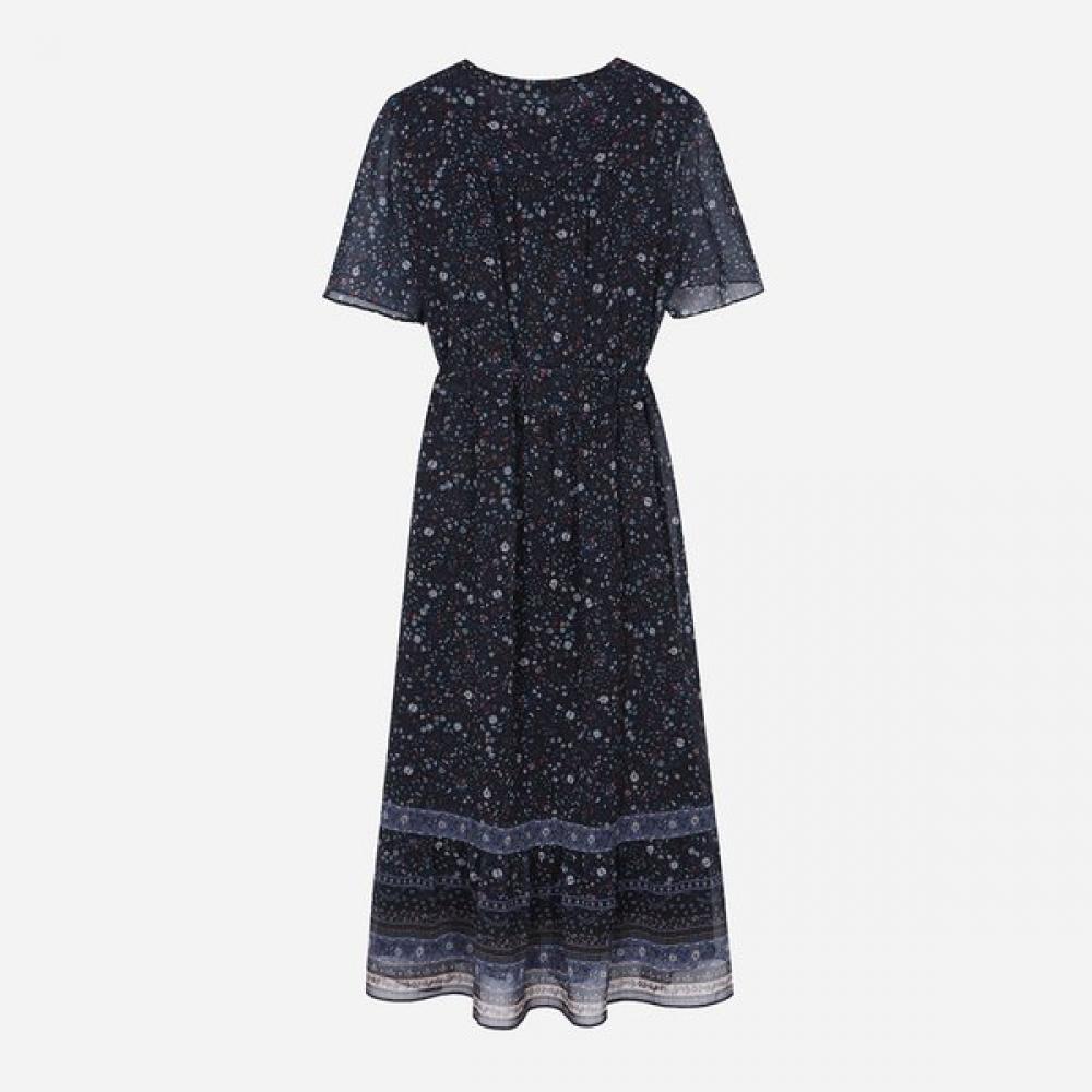 Thursday Island Frill Dress Floral Mood T264mop218w