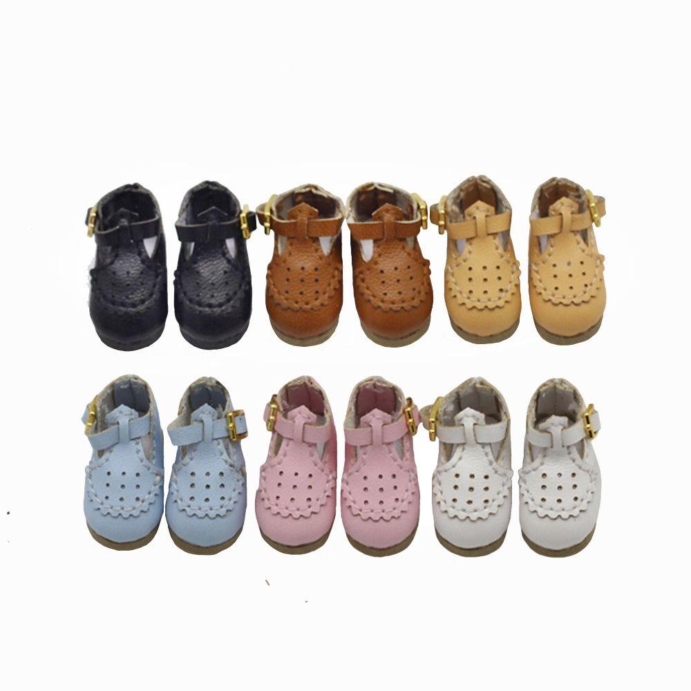 1 Pair T-Back 1/12 Bjd Doll Shoes Cute 1/12 Bjd Casual Shoes Obitsu 11 Doll Shoes  Children