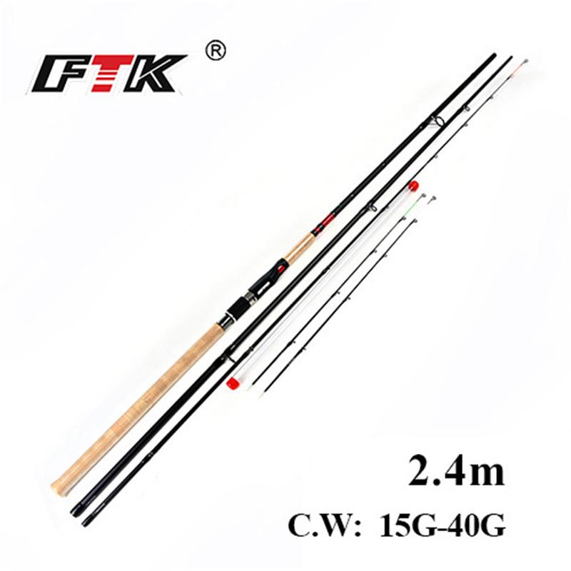 FTK Forgó horgászbot, 99%-os nagy szén-dioxid-kibocsátású szuperkemény horgászbot, 2 részes horgászbot nélküli, 2 tartalék botvég