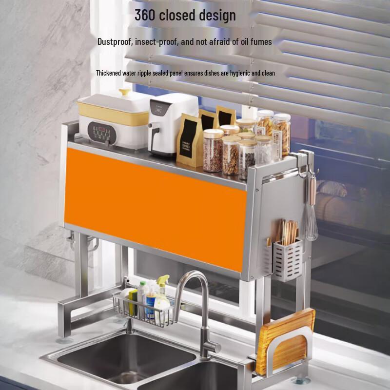 Multifunctional Over-Sink Dish Drying & Storage Rack