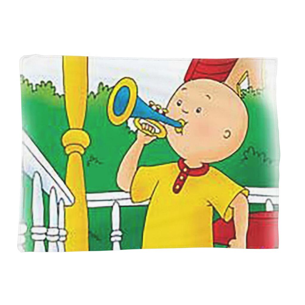Caillou, Caillou And Dog Blankets Soft Warm Flannel Throw Blanket Bedding for Bed Living room Picnic Travel Home Couch