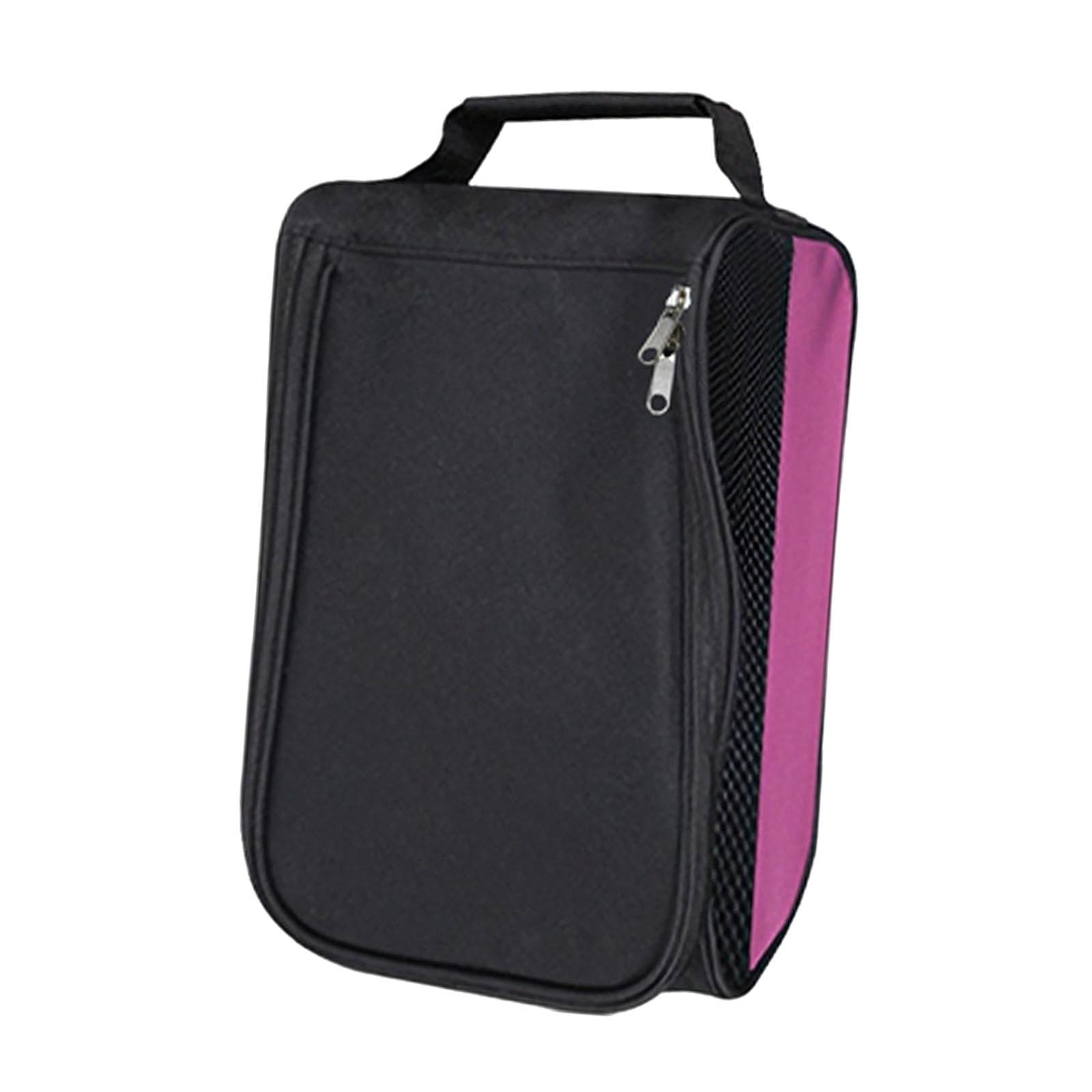 

Спортивне Взуття Чохол Багатофункціональний Зберігання Блискавка Сумка-тоут Товари для Гольфу Дихаючий Мішечок для Взуття для Гольфу для Бігу Чоловіки Жінки Подорожі Туризм Тренажерний зал рожевий