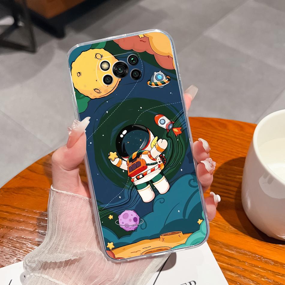 For Poco X3 Pro GT Case Creative Fun Soft TPU Silicone Clear Anti Choc Phone Back Cover For Poco X 3 Pro GT X3Pro X3GT NFC Funda
