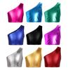 Copii Fete Strălucitor metalic Dance Sport Tank Top Vestă Balet Crop Tops Costume de performanță
