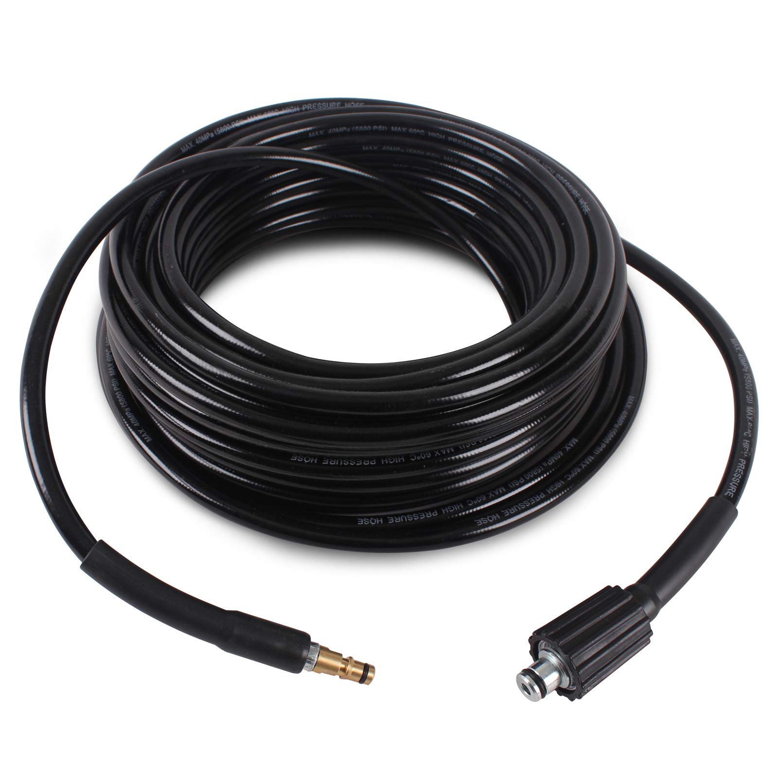 

AUPETEK High-Pressure Washer Hose, 15m, Quick+M22 Type, Compatible with Kärcher K Series, K2, K3, K4, and K5 Pressure Washer Accessories