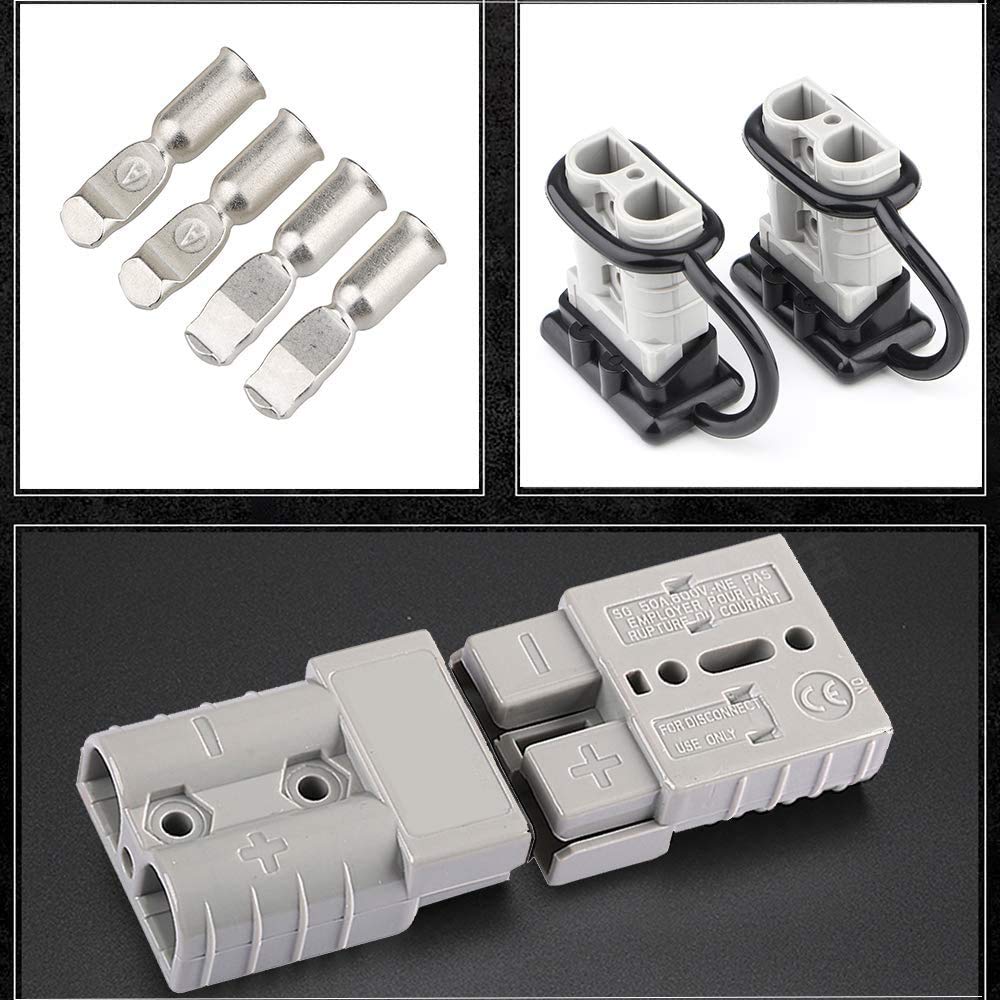 GTIWUNG 50A 600V Power Connector Forklift Connector Quick Connect Disconnect Electrical Plug for