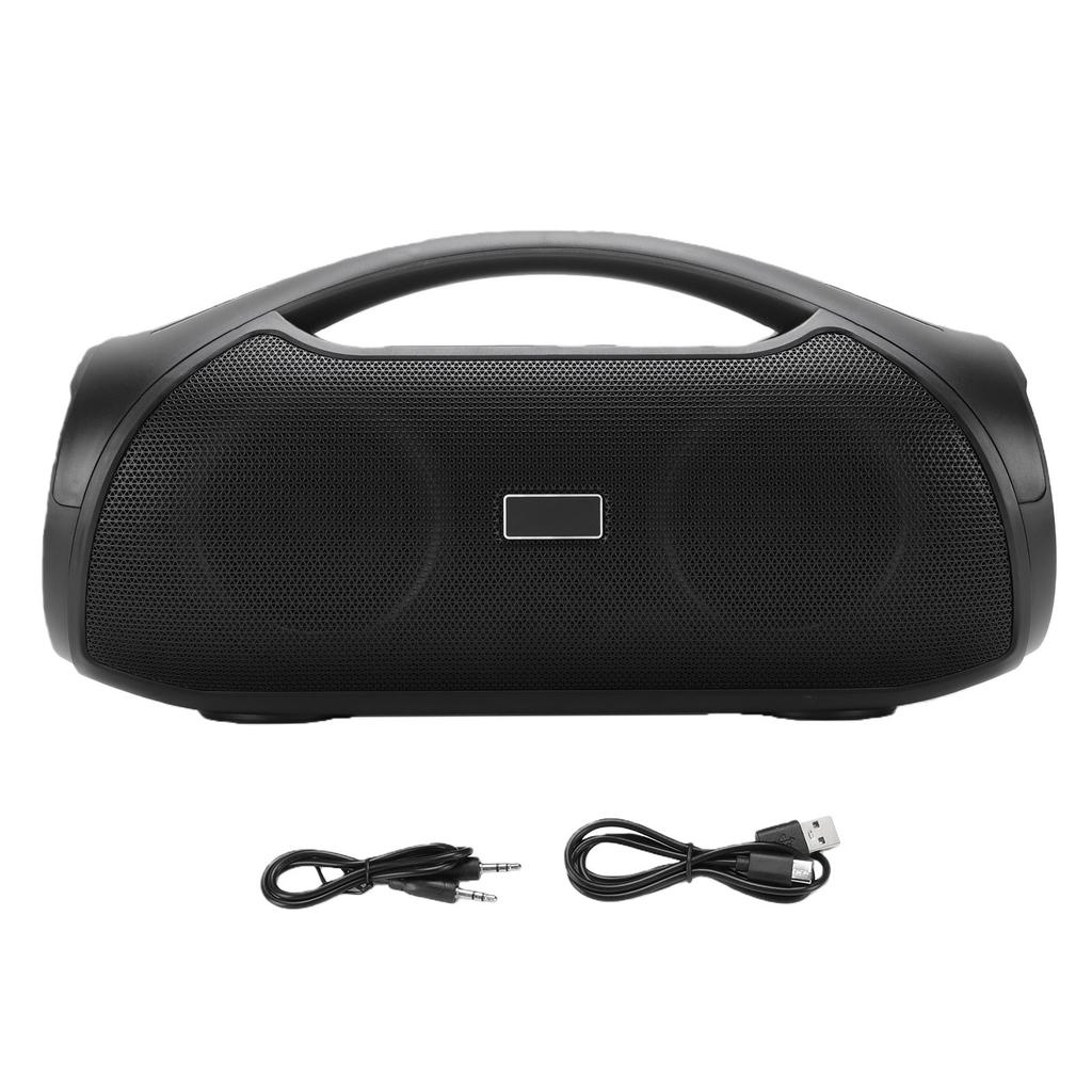 Bluetooth-Lautsprecher 80W Leistungsstarker Bass Kabelloser Outdoor-Tragbarer Lautsprecher mit RGB-Lichtern IPX5 Wasserdicht 10000mAh