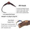 #9 Brass Bead Epoxy Chironomid Buzzer Nymph Fly, Midge Pupa Fast Sinking Fly Fishing Flies for Trout Grayling Bass