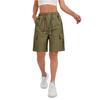 Women's Sports Shorts Casual Loose Solid Color High Waisted Pocket Shorts