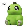 3D Printed Egg Holder Dinosaur Cup with Removable Lid & Spoon Slot Plastic for Breakfast Party Decor Cute Novelty Kitchen Gadget Kids