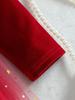 Girls Long Sleeve Red Velvet Star Moon Tulle Dress Kids Spring Autumn Princess Dress