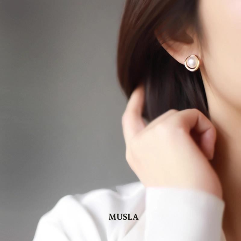 Musla Design Jewelry Cilp Earrings For Women Fashion Earrings Stud