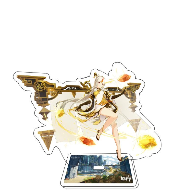 Game Anime Open World Impact Acrylic Figure Stand Painted Desk Decor Ornament 15CM Model Gift