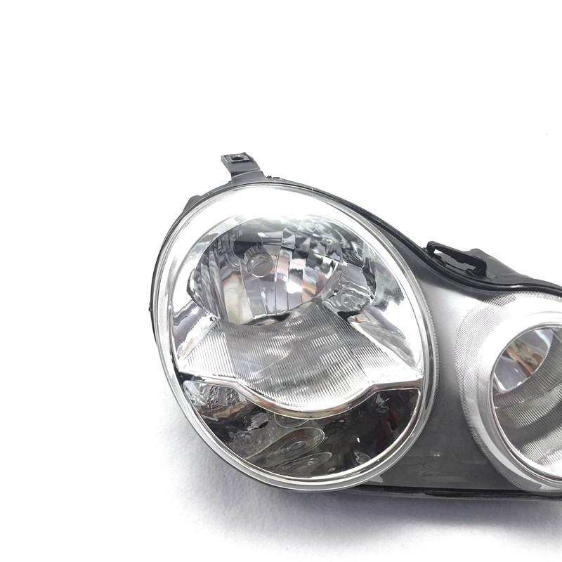 Compatible with Volkswagen Polo Pineapple Headlight Assembly (2002-2005 Models) - Four-Eye Design.