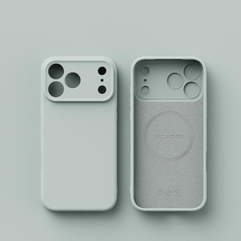Liquid Silicone Phone Case For iPhone 17 Air 16 15 14 13 Pro Max Original Magnetic For Magsafe Wireless Charge Soft Cover Bumper