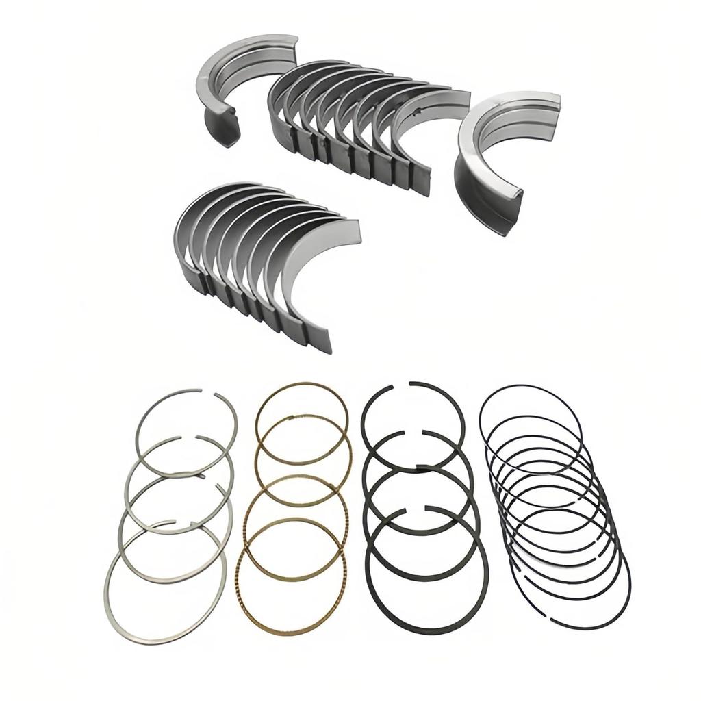 STD Piston Rings & Main Rod Bearing Set Fits for Buick Chevy Cruze Encore 1.4 L DOHC 2011-2015, Replaces 55568531, 25195065