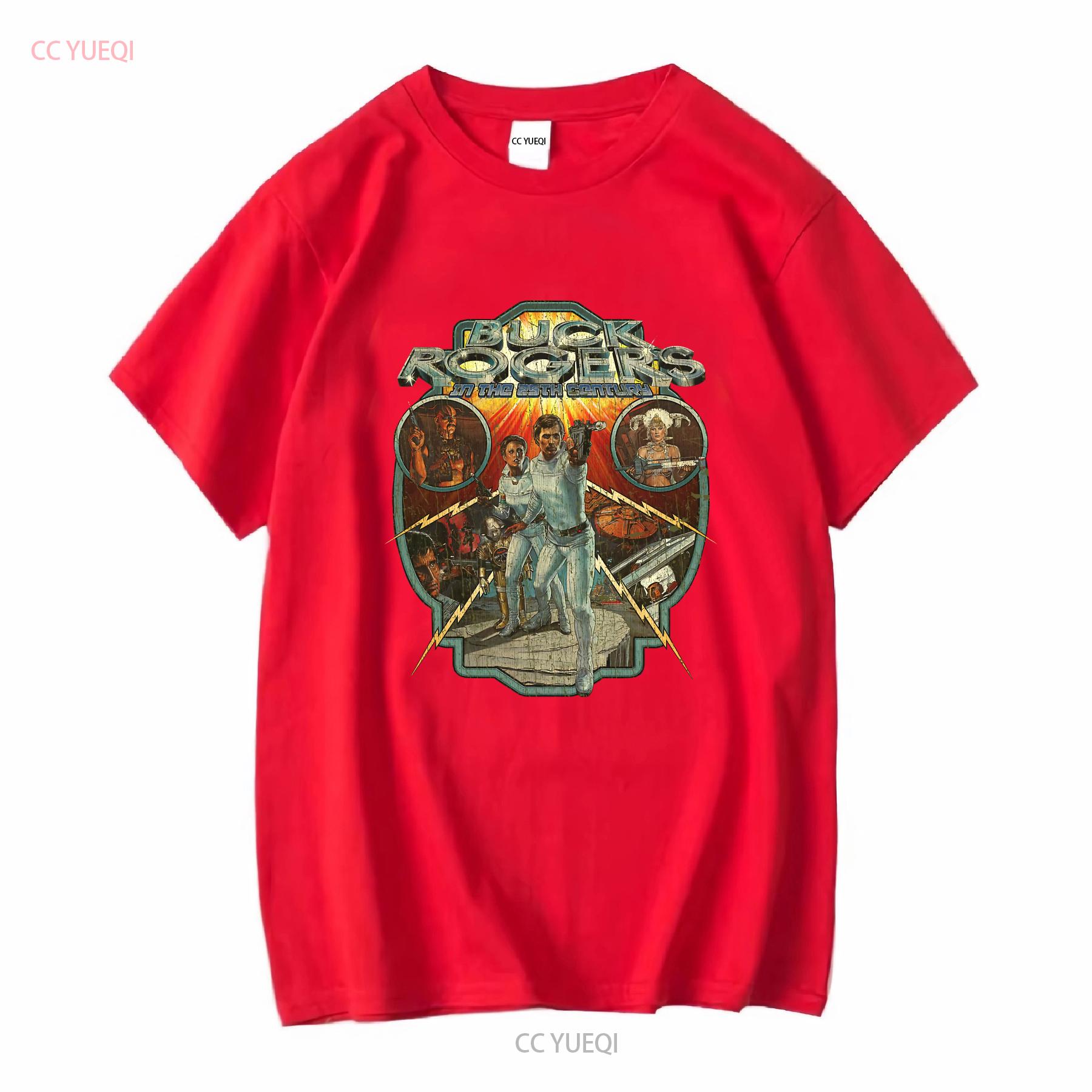 Buck Rogers in the 25th Century 1979 Vintage Mens T Shirt long or short sleeves vintage Washed Versatile Stretched fashion S