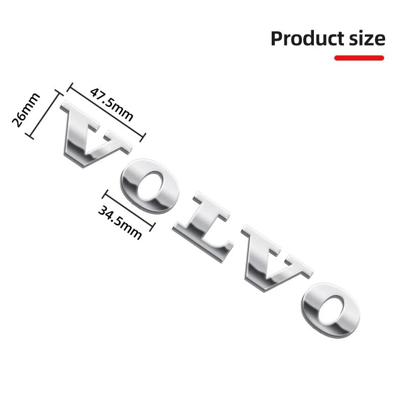 Auto Bumper Kofferbak Sticker Auto Achterstaart Kofferbak Spatbord Sticker Letter Logo Voor Volvo V40 V60 XC40 XC60 XC90 C30 S60L S80L Accessoire