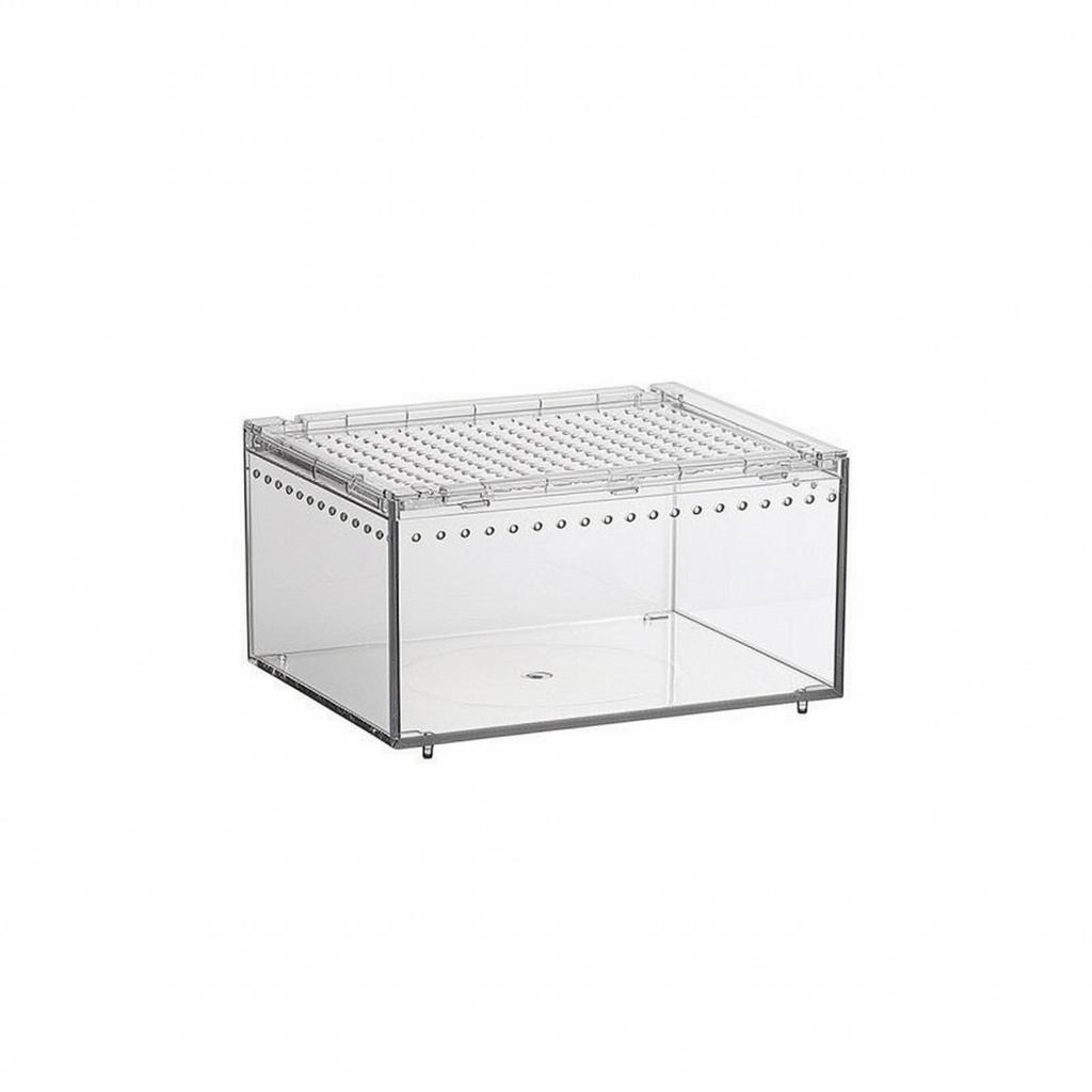Leichtes Wirbellosenterrarium mit belüftetem Deckel, vielseitig