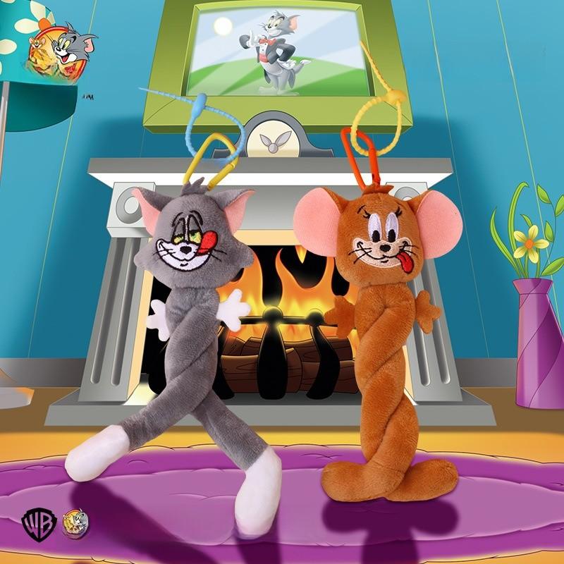 And Tom Jerry Fleece Doll Pendant Free Deformation Twister Pendant Keychain