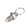 Factory Outlet M8/10/12/16/20mm Stainless Steel/ Carbon Steel Retractable Index Plungers Pull Ring Locating Pins With Lock Nuts