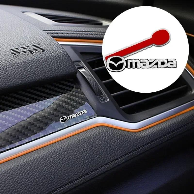 2/4pcs Car Speaker Audio Sticker Interior Decoration For Mazda 3 5 6 323 626 RX8 MX3 MX5 CX5 Atenza Axela Auto Accessories