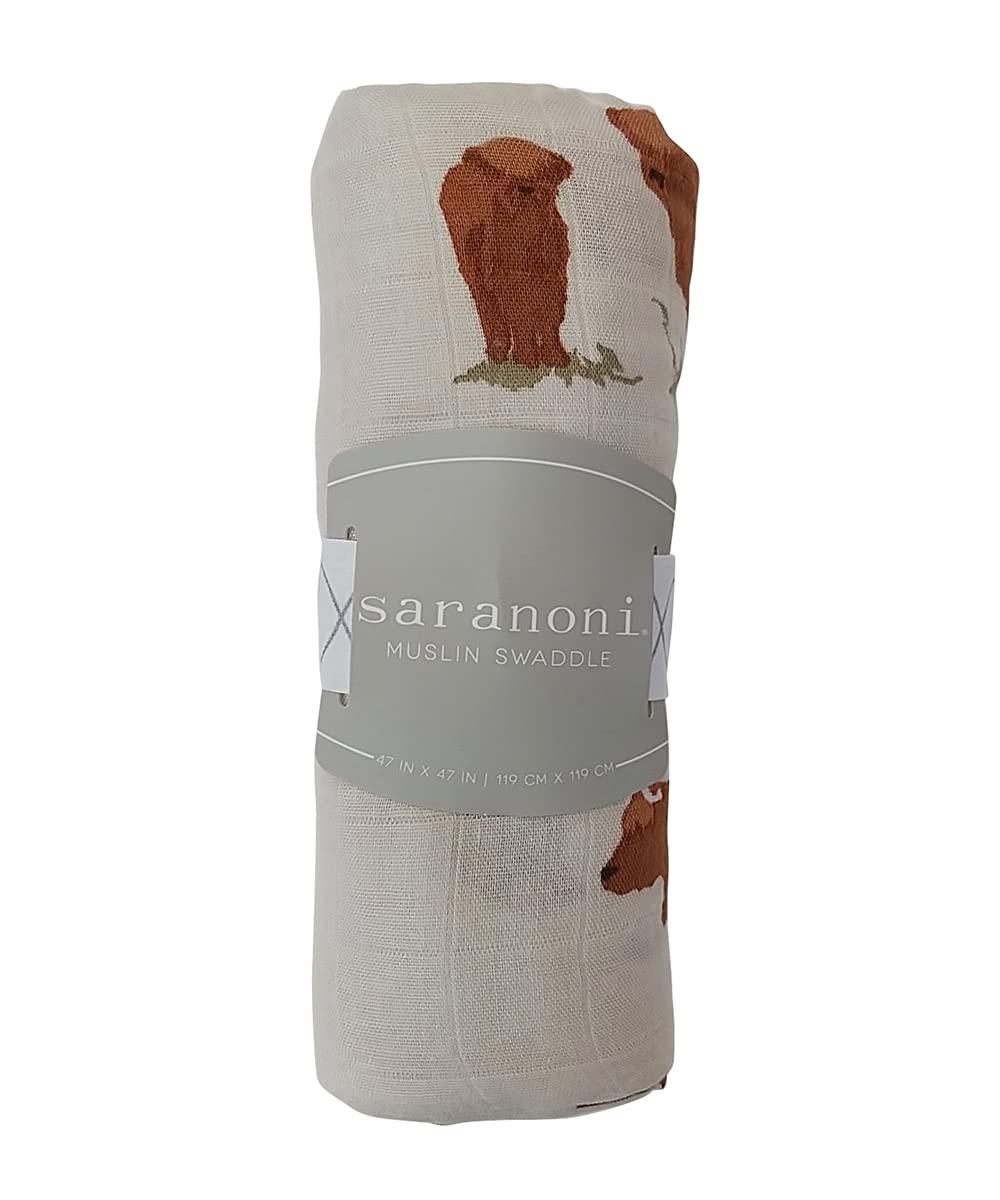 

Саранони Пеленка Марля Детское Одеяло Бамбук Муслин Пеленка Корова