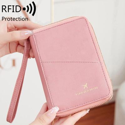 2024 RFID Podróżny Zapinany na Zamek Etui na Paszport: Wielofunkcyjny Organizer na Dokumenty i Bilety