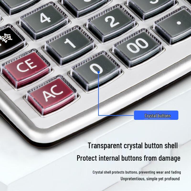 Deli 1529 Large Screen Voice Calculator