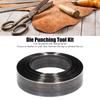 8PCS Alloy Steel Leather Cutting Dies Set Round Shape Hollow Punching Die  for DIY Handmade
